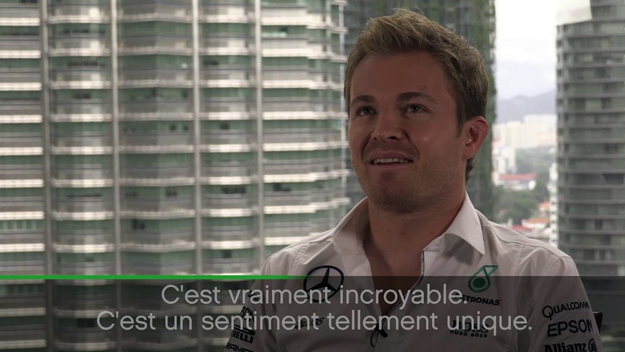 F1 - Rosberg : "Un rêve de gamin de devenir champion du monde"