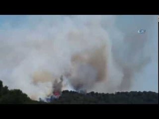 Çanakkale’de korkutan orman yangını