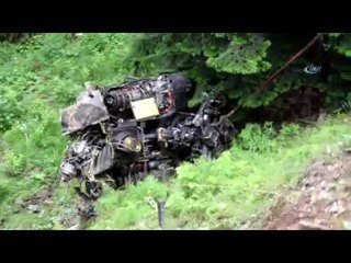 Helikopterin enkazı kaldırıld