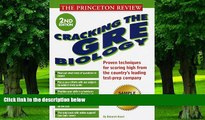 Best Price Princeton Review: Cracking the GRE Biology, 2nd Edition Princeton Review On Audio
