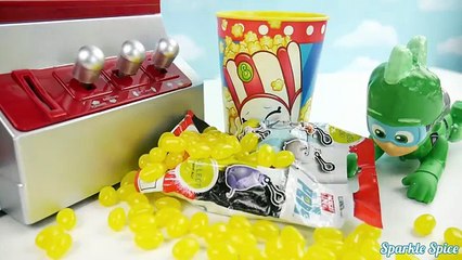 PJ Masks play CLAW MACHINE Game with Blind Bags and Fashems Toy Surprises Best Learn Colors Video