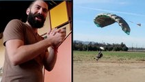 YouTubers 'Tip' Waiter A Crazy Skydive Adventure
