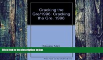 Best Price Cracking the GRE 96 ed (Princeton Review: Cracking the GRE) Adam Robinson For Kindle