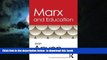 Pre Order Marx and Education (Routledge Key Ideas in Education) Jean Anyon Full Ebook