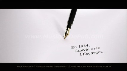 pub Escargot de Lanvin 2016 [HQ]