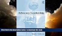 Audiobook Advocacy Leadership: Toward a Post-Reform Agenda in Education (Critical Social Thought)