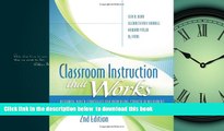 Buy Ceri B Dean Classroom Instruction That Works: Research-Based Strategies for Increasing Student