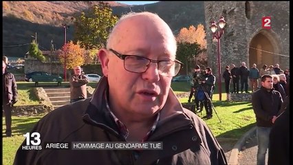 Ariège : hommage au gendarme tué par un chauffard lors d'un contrôle routier