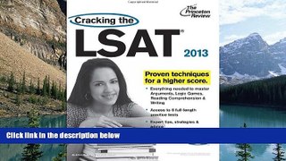 Online Princeton Review Cracking the LSAT with DVD, 2013 Edition (Graduate School Test
