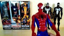 Superhero marvel toys, Titan hero series, superhero Spiderman vs Venom vs Ultron hot kids toys