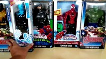 Titan hero series collection | Spiderman vs Rhino, Black Panther action figure,Doc Ock toys for kids