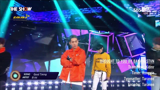 [BANANAST] [Vietsub + Kara] 161129 Good Timing @ The Show