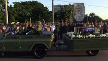 URGENTE: Cenizas de Fidel Castro en viaje a Santiago de Cuba