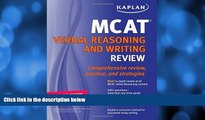 Pre Order Kaplan MCAT Verbal Reasoning and Writing Review Kaplan mp3