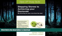 READ THE NEW BOOK Stepping Stones to Achieving your Doctorate: Focusing on your viva from the