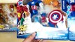 Superhero mashers toys spiderman vs venom vs Captain America, marvel super heroes kids toys