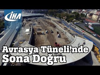 ’Avrasya Tüneli’ Havadan Görüntülendi