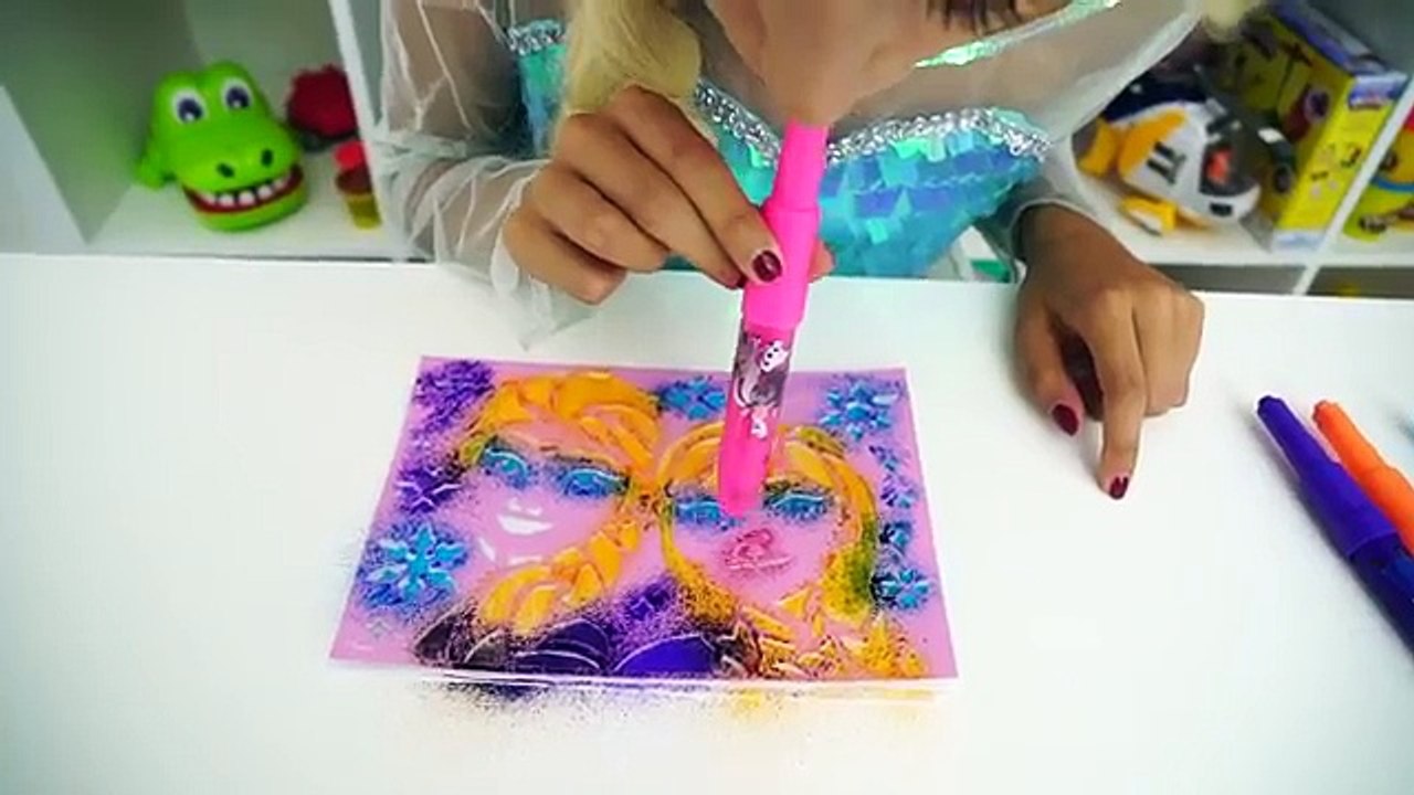 Frozen Elsa Blow Drawing w_ Spiderman Superman...