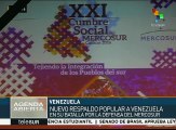 Cumbre social de Mercosur respalda a Venezuela