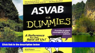 Buy Jennifer Lawler ASVAB For Dummies Full Book Download