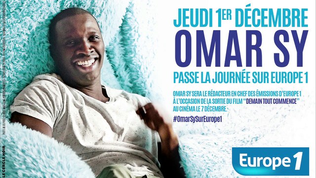 Omar Sy passe la journée sur Europe 1... et dans le bureau de Nikos Aliagas !
