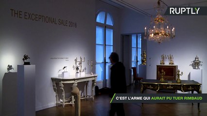 Le pistolet avec lequel Verlaine tira sur Rimbaud vendu aux enchères