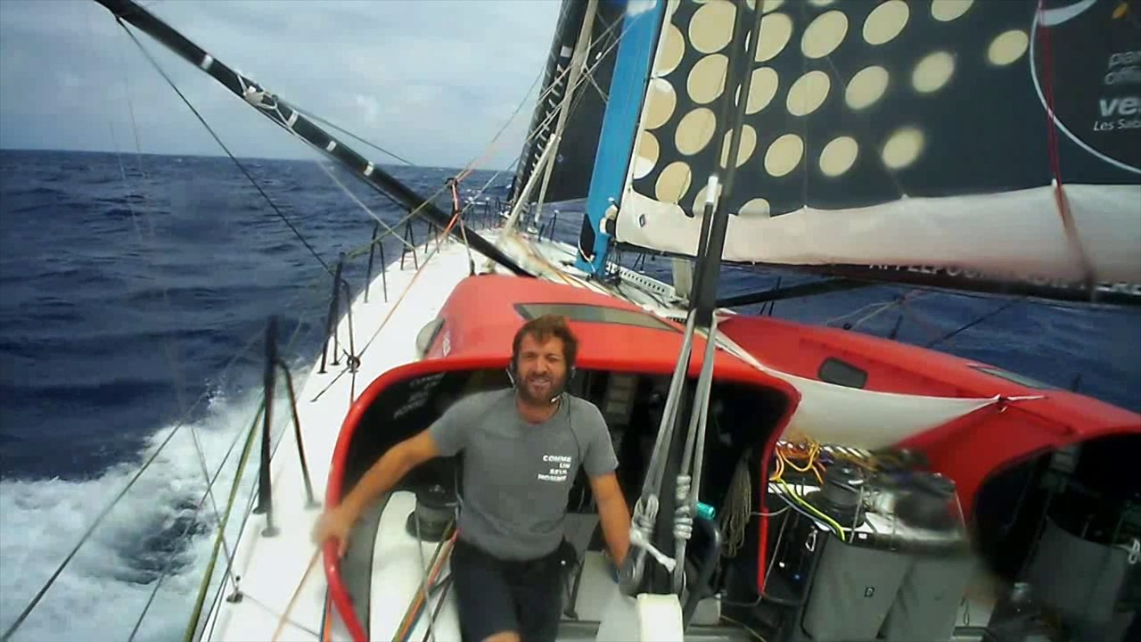 J25 : "Les choses sérieuses vont commencer" pour Eric Bellion / Vendée Globe