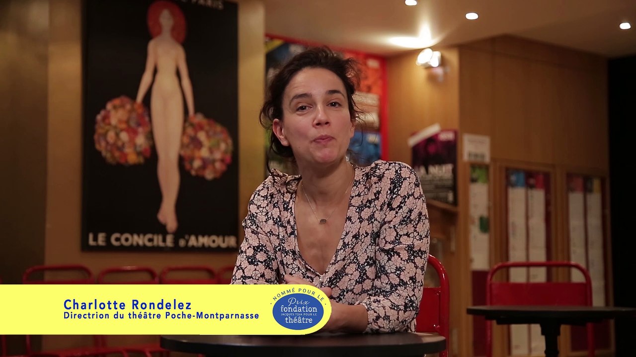 Charlotte Rondelez, co-directrice du théâtre de Poche-Montparnasse