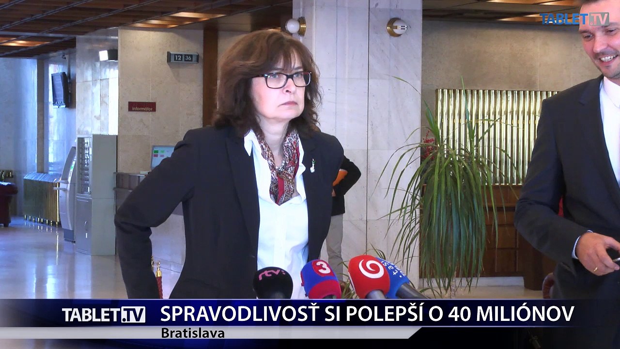 Justícia si v budúcom roku polepší o 40 miliónov eur