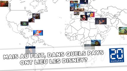 Dans quels pays ont lieu les Disney?