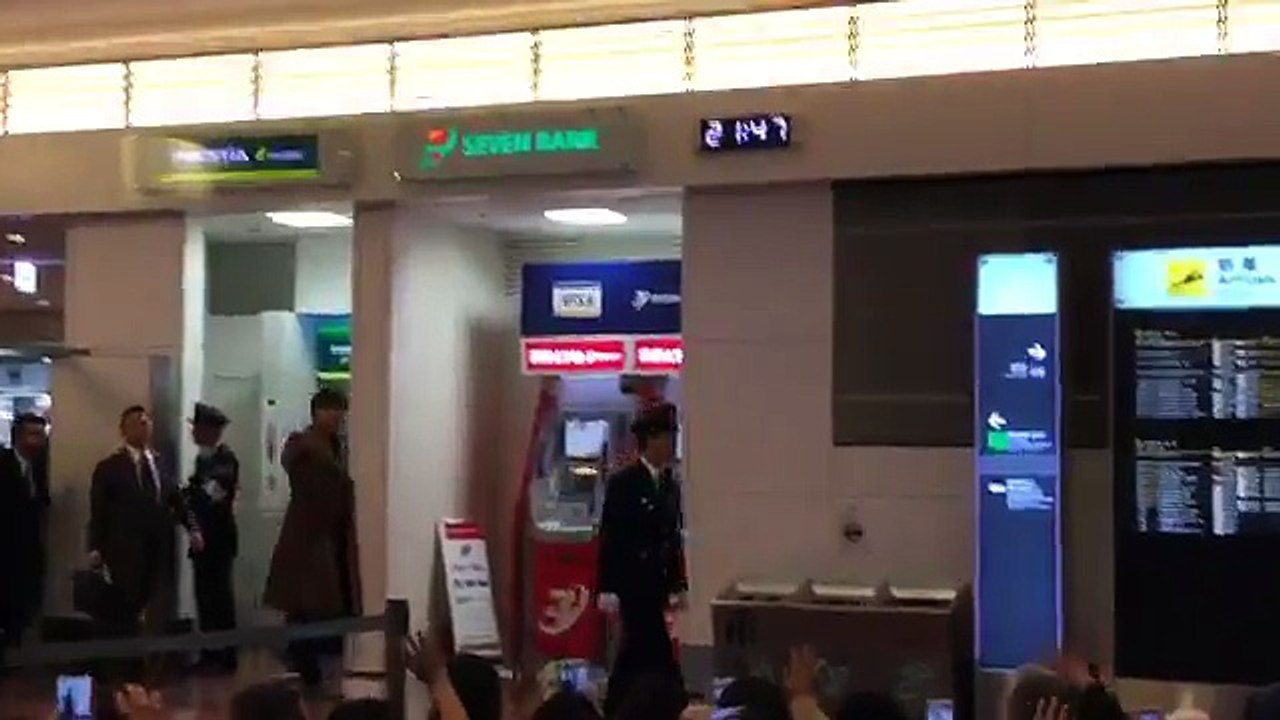 JANG KEUN SUK AT GIMPO AİRPORT ARRİVAL  TO HANEDA AİRPORT JAPAN 30.11.2016