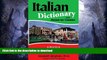 FAVORITE BOOK  Italian Dictionary with Phrases for Travelers: A Practical, Hands-On Resource for