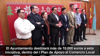 Presentación de la Campaña de Navidad enfocada al Comercio local de Leganés