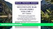 Buy Mr. James J. Rigos Rigos Primer Series Uniform Bar Exam (UBE) Review Multistate Bar Exam (MBE)