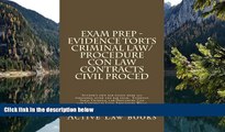 Buy Active Law books Exam Prep - Evidence Torts Criminal law/Procedure Con law Contracts Civil
