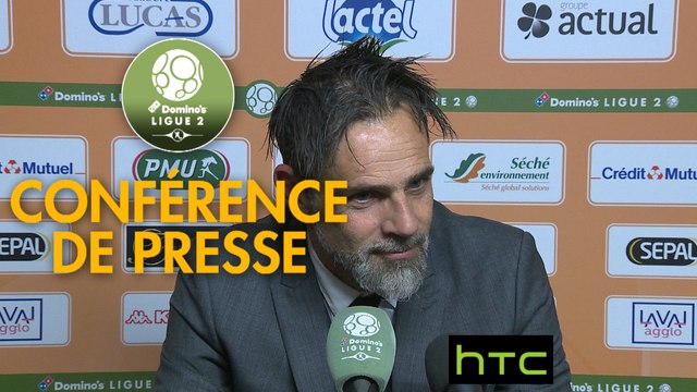 Conférence de presse Stade Lavallois - RC Lens (0-1) : Marco SIMONE (LAVAL) - Alain CASANOVA (RCL) - 2016/2017