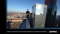 Canada : Oleg Cricket fait des cascades incroyables au sommet d’un immeuble (Vidéo)