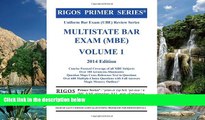 Buy James J. Rigos Rigos Primer Series Uniform Bar Exam (UBE) Review Series Multistate Bar Exam