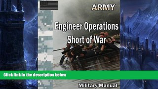 Pre Order Engineer Operations Short of War Department of the Army On CD