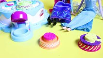 Play Doh Frozen and Play-Doh Cake Makin Station Playset Play Dough Disney Princess Toys