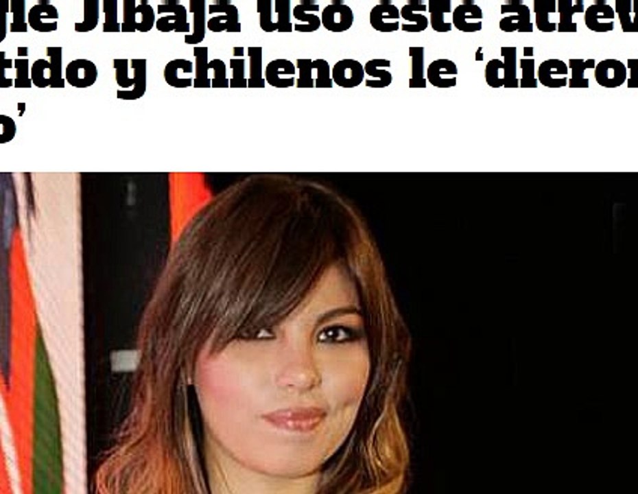 Angie Jibaja usó este atrevido vestido y chilenos le ‘dieron con palo’