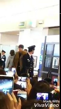 JANG KEUN SUK AT GIMPO AİRPORT ARRİVAL TO HANEDA AİRPORT JAPAN 30.11.2016