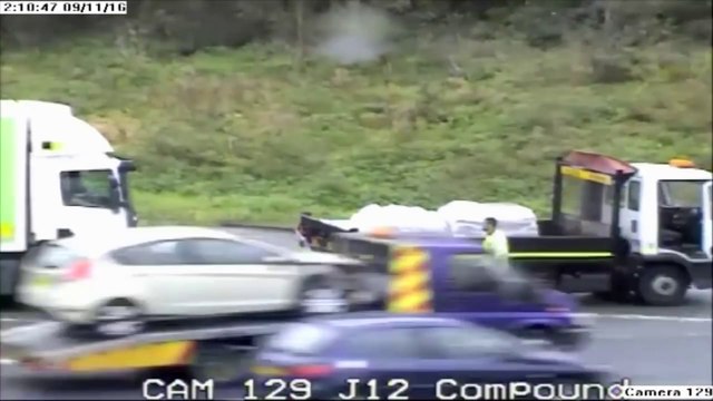 Road rage en pleine autoroute entre ouvriers!