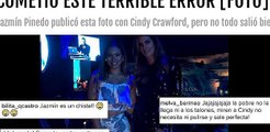 JAZMÍN PINEDO SE LUCE CON CINDY CRAWFORD, PERO COMETIÓ ESTE TERRIBLE ERROR