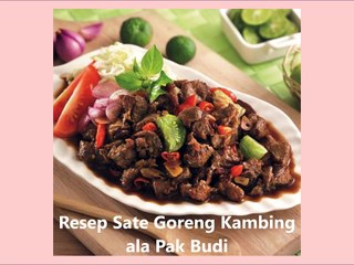 Resep Sate Goreng Kambing ala Budi