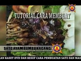 tutorial sate ayam bumbu kacang. info resep dan dvd 031-8433224/5