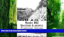 Download Professor Steven Wonder MBE Questions   answers: A Professor Stevens Multi State law
