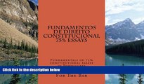 Buy Budget Law School For The Bar Fundamentos de Direito Constitucional 75% Essays: Fundamentals