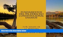 Online Value Bar Prep Fundamentos del 75% Derecho Constitucional Ensayos: 75% essays in 45 minutes