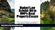 Buy Budget Law School Budget Law School: 80 to 100% Real Property Essays: Write 80 to 100% law